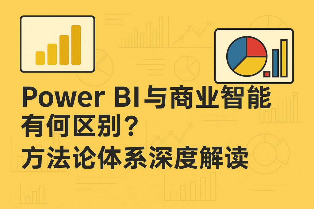 Power BI和商业智能有何区别？方法论体系深度解读